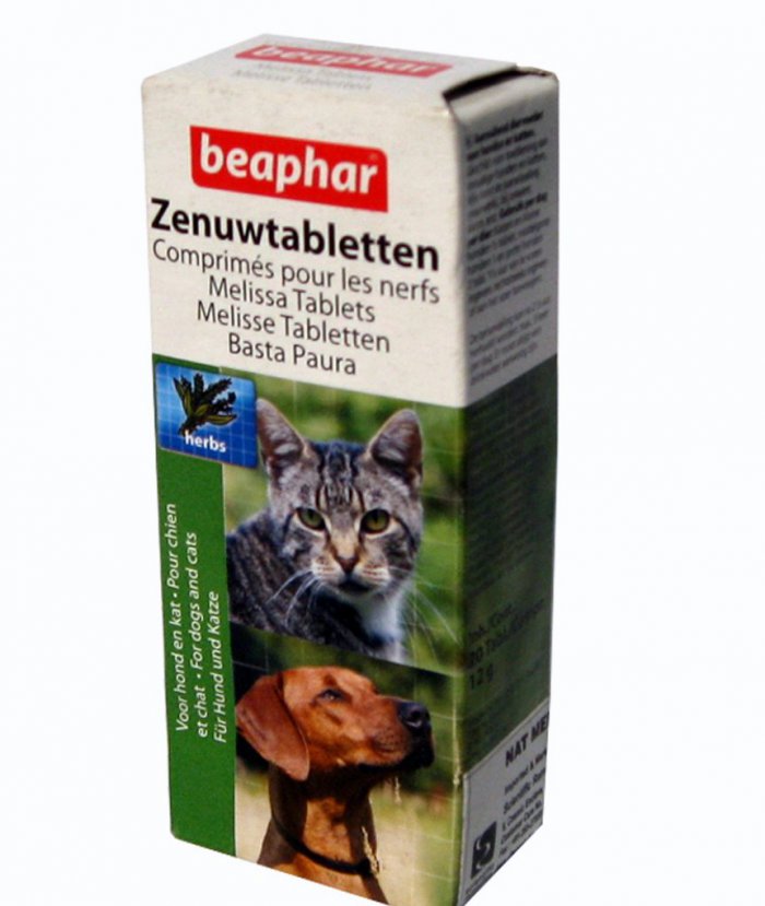Beaphar Nat Melissa anxiety management/calming 40tabs for dogs and cats