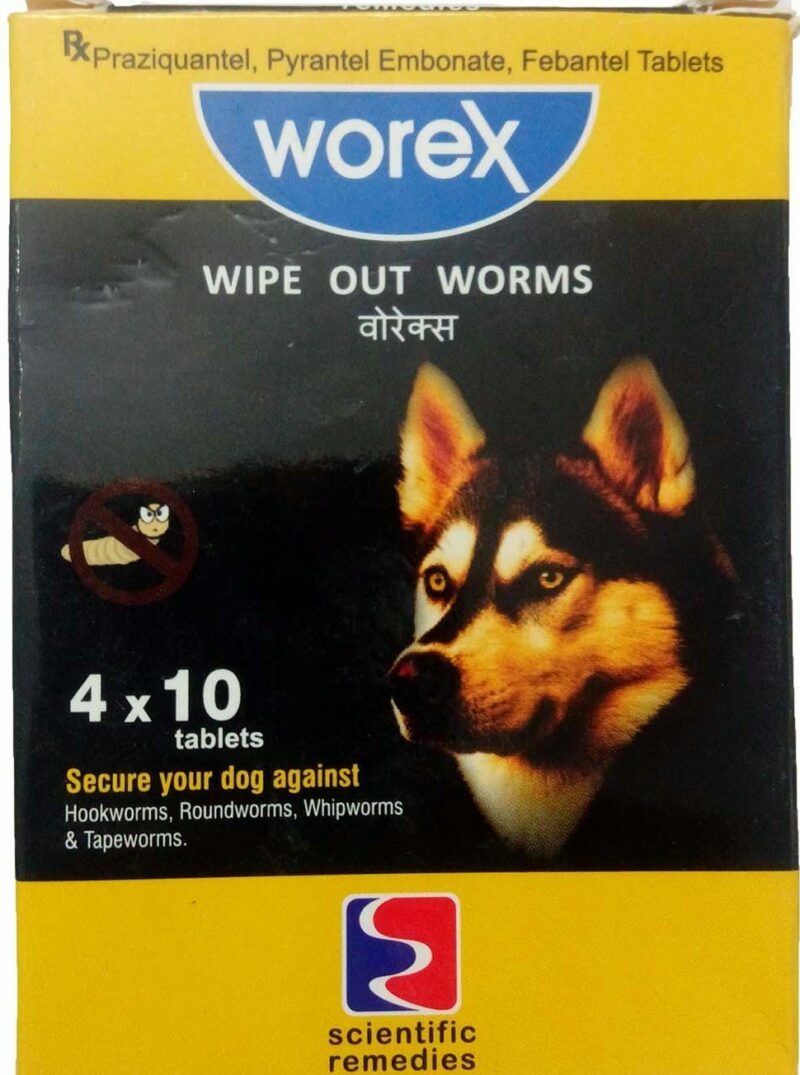 Scientific remedies worex dog dewormer
