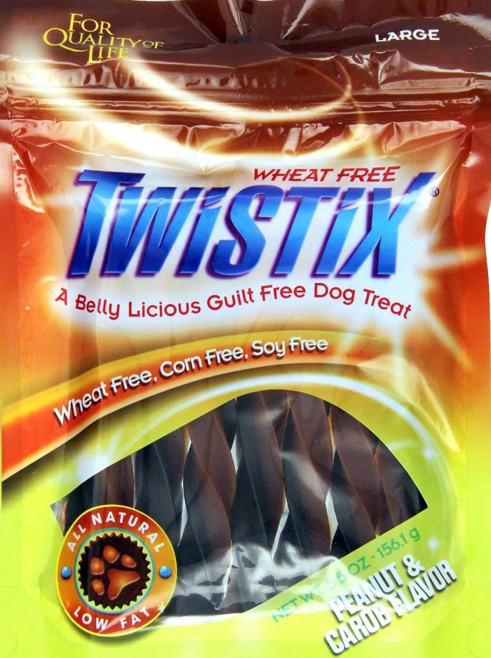 twistix peanut carob chew sticks