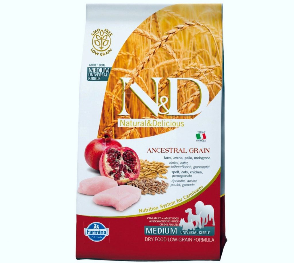 Farmina N & D Low grain Chicken and pomegranate Adult dog food