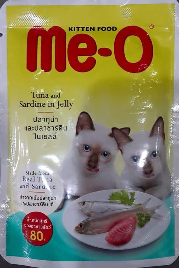 Meo tuna and sardine in jelly kitten