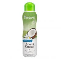 tropiclean lime coconut deshedding shampoo