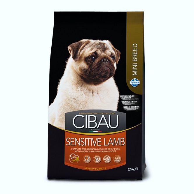 Farmina Cibau Sensitive Lamb Adult 2.5kg Dog food LoyalPetZone