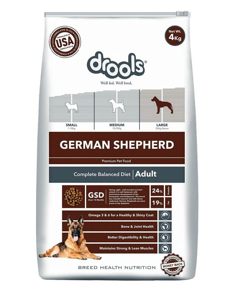drools german shepherd adult