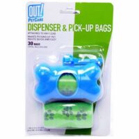 out waste dispenser and pick up bag