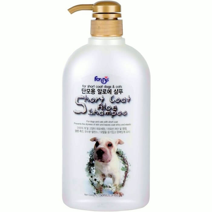 forbis short coat aloevera shampoo