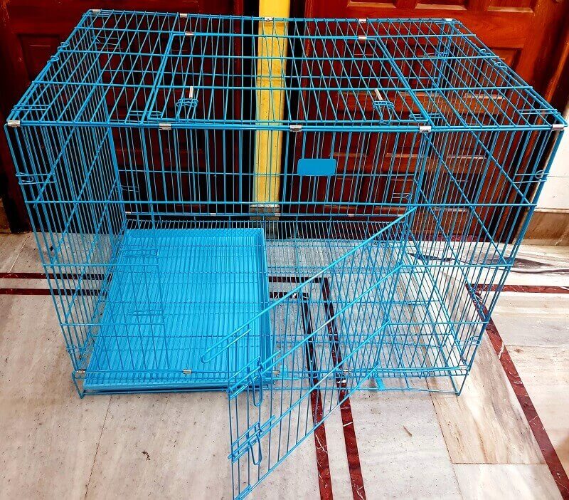 iron foldable dog cage