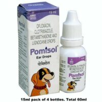 pomisol dog cat ear drops