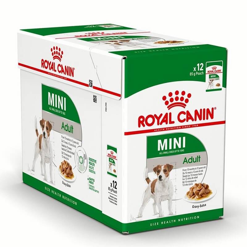 royal canin mini adult gravy pouch