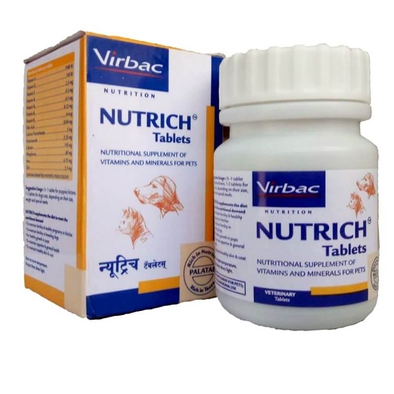 Virbac nutrich pet multivitamin tab