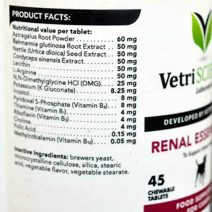 vetriscience renal essential dogs