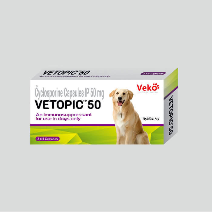 Vetopic Cyclosporine 25mg/50mg tablets for dogs LoyalPetZone