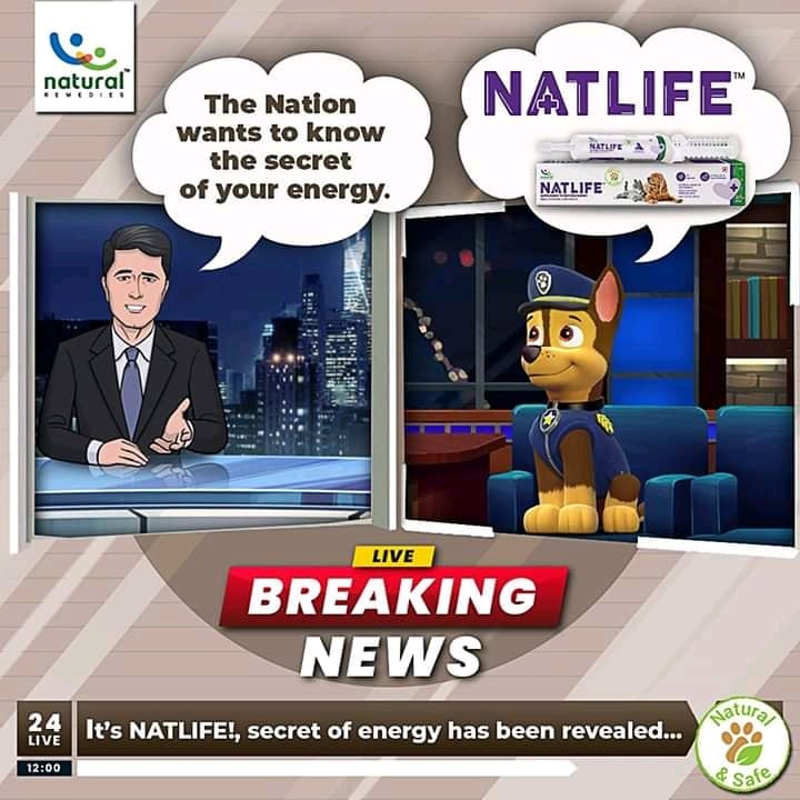 natlife energy booster for dogs & cats