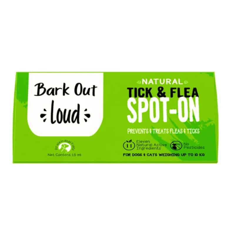 natural flea tick spot on for dogs 1.5ml