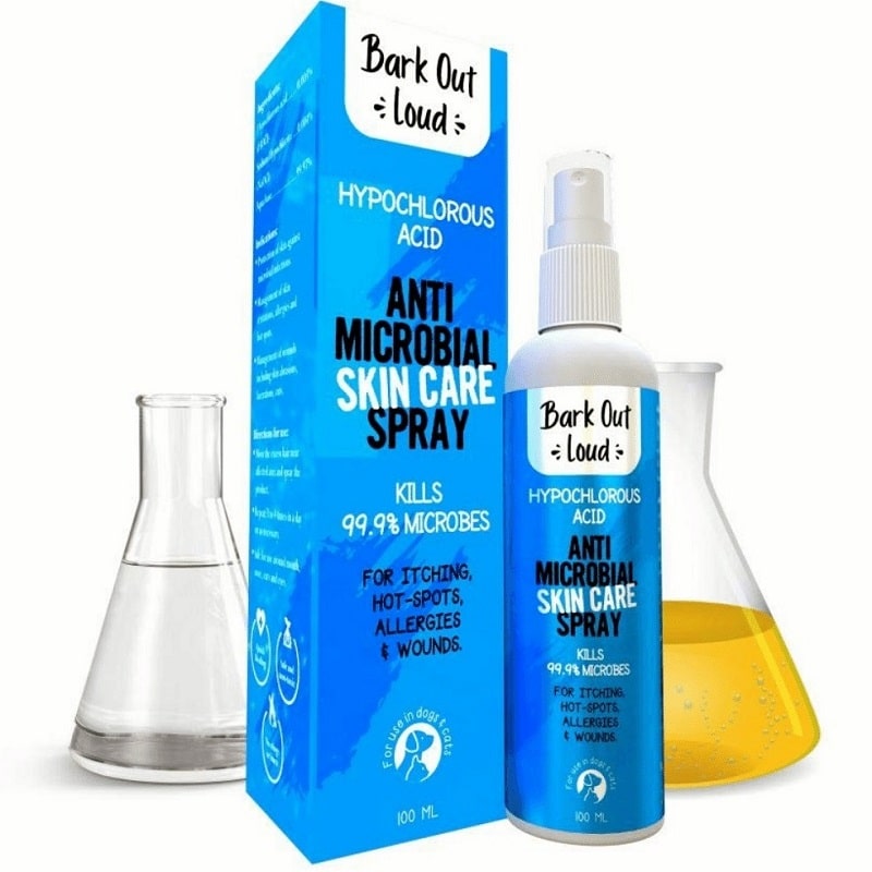 antimicrobial hotspot wound spray for dogs
