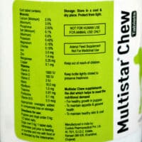 multistar chew tab ingredients