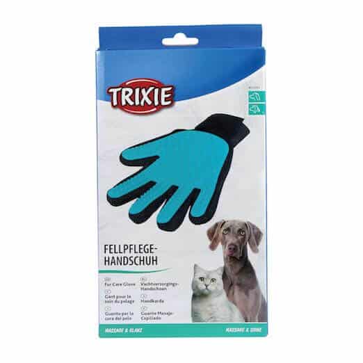trixie fur care grooming glove for dogs