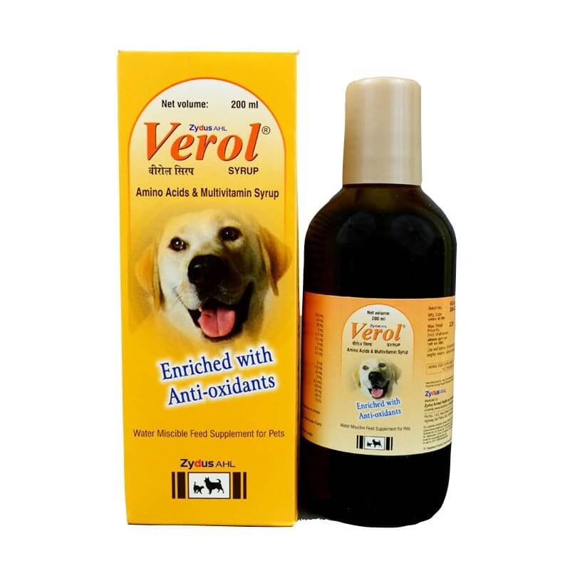 Verol Syrup 200ml for dogs & cats - LoyalPetZone