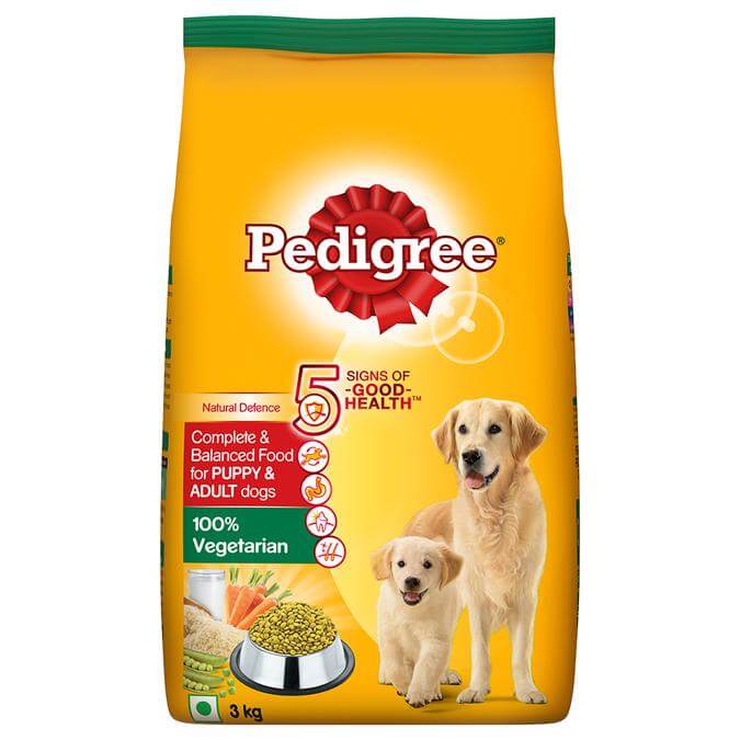 pedigree 100% veg dry dog food