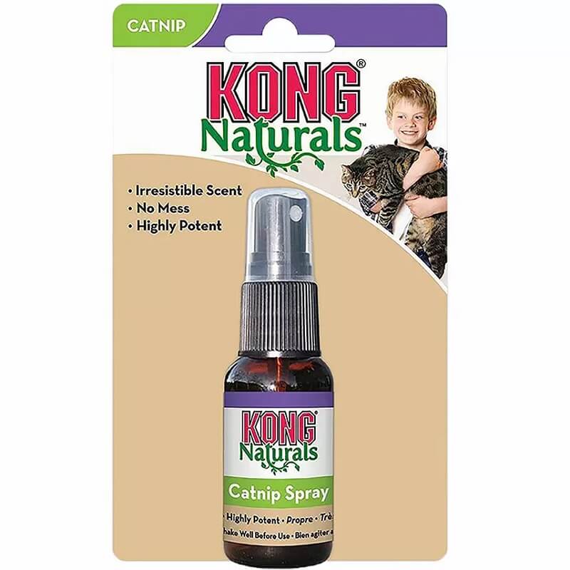 kong natural catnip spray