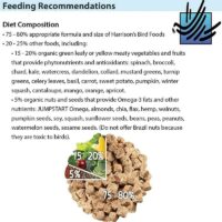 harrisons adult lifetime coarse feeding guidelines