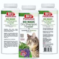 biomagic dry shampoo powder cats
