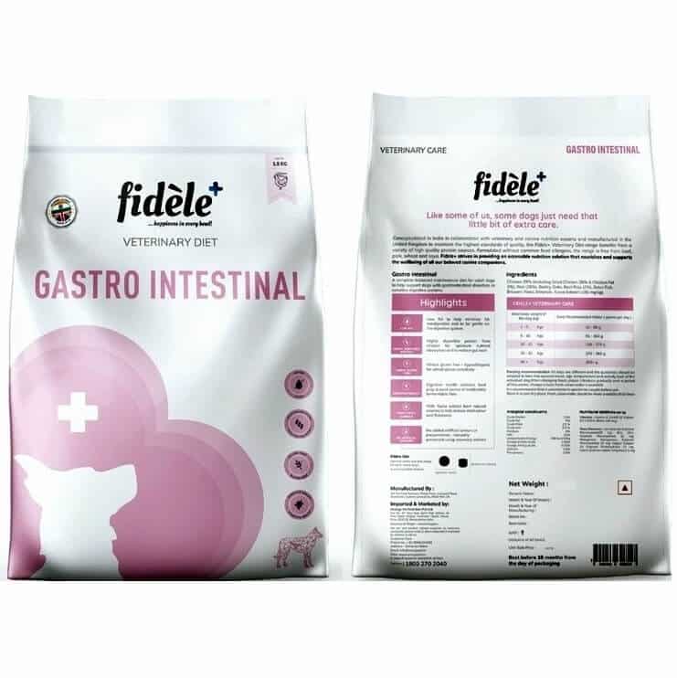 fidele+ gastrointestinal veterinary dog food