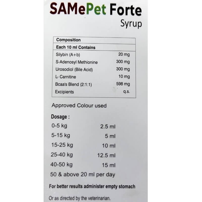 samepet forte dogs cats