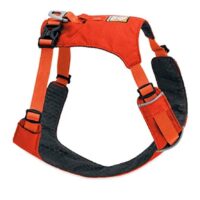 ruffwear compact padded dog harness red