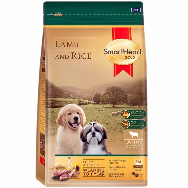 Smartheart gold lamb rice puppy