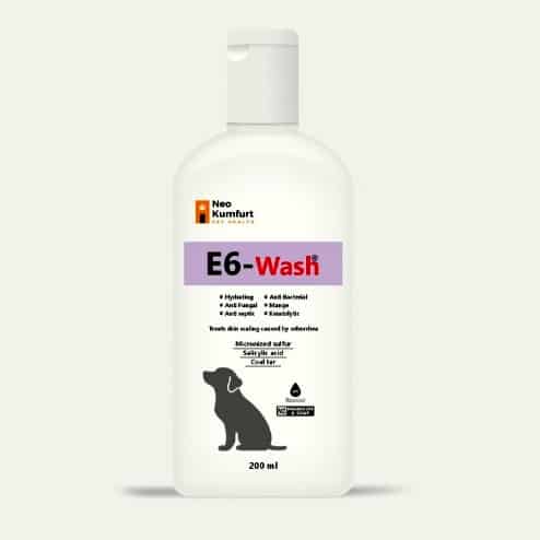 e6 shampoo dogs puppies