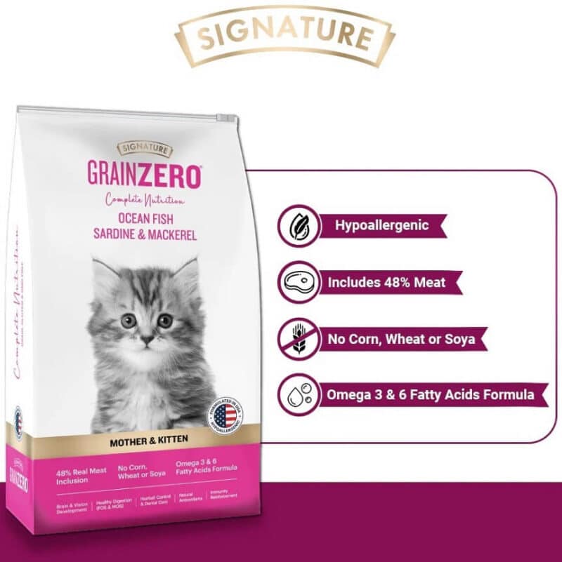 signature grain zero kitten benefits